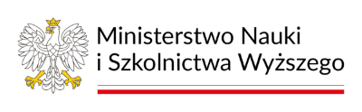 Logotyp: Ministerstwo Nauki i Szkolnictwa Wyższego