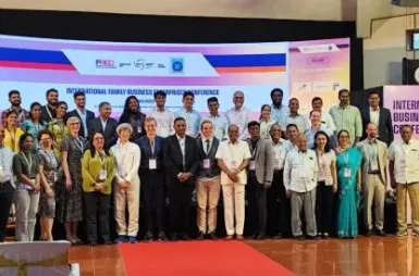 Prodziekan dr Anna Motylska-Kuźma jedyną Polską reprezentantką podczas International Family Business Enterprises Conference (IFBEC) 2025 | Aktualności | Uniwersytet Dolnośląski DSW we Wrocławiu: zdjęcie z International Family Business Enterprises Conference (IFBEC) 2025