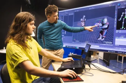 Aktualności | Uniwersytet Dolnośląski DSW we Wrocławiu: zajęcia z projektowania gier - animacja 3D