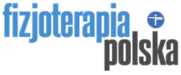 Biblioteka | Uniwersytet Dolnośląski DSW we Wrocławiu: Na grafice znajduje się logo czasopisma „Fizjoterapia Polska”. Napis „fizjoterapia” jest w kolorze niebieskim, a „polska” w ciemnoszarym. Po prawej stronie znajduje się okrągła, niebieska ikona z białą postacią w pozycji stojącej, symbolizująca człowieka.
