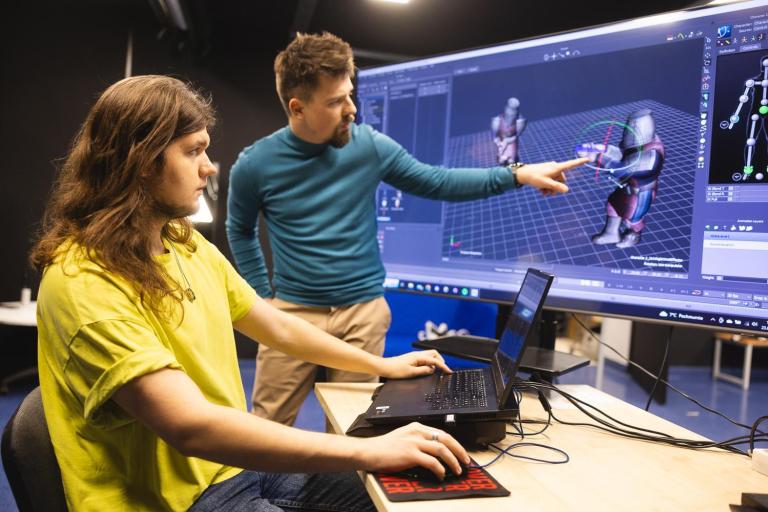 Media kreatywne – projektowanie gier i animacji | Studia II stopnia we Wrocławiu | Uniwersytet Dolnośląski DSW we Wrocławiu: zajęcia z projektowania gier - animacja 3D