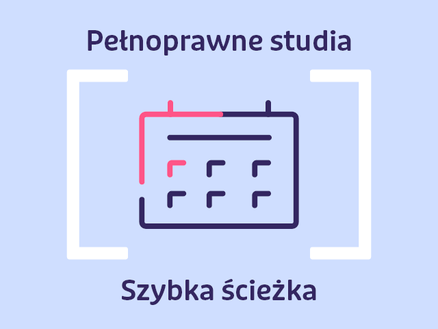 Akademia doradców sprzedaży | Studia podyplomowe we Wrocławiu | Uniwersytet Dolnośląski DSW we Wrocławiu: infografika - pełnoprawne studia szybka ścieżka