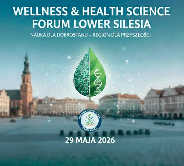 Wellness & Health Science Forum Lower Silesia | Uniwersytet Dolnośląski DSW we Wrocławiu: grafika promująca - Wellness & Health Science Forum Lower Silesia